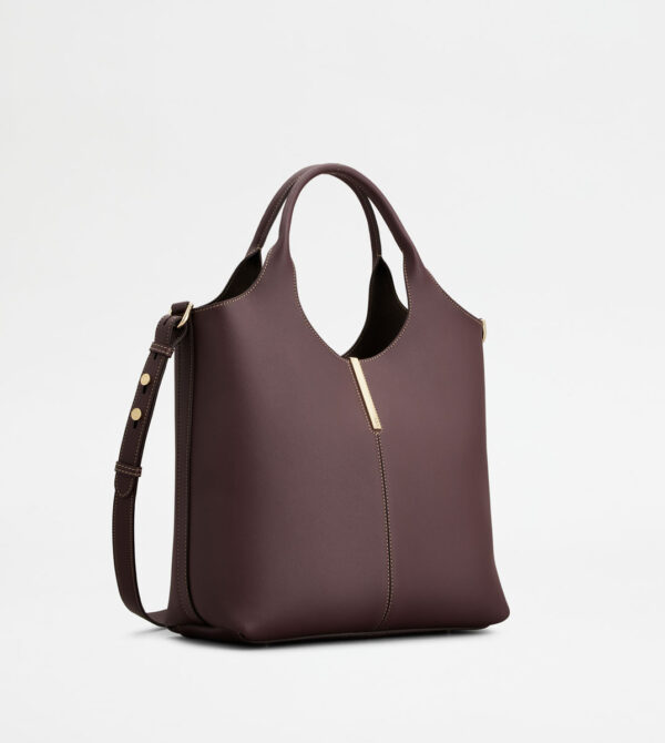 Tote Shopping Bag in Leather Small - Image 2