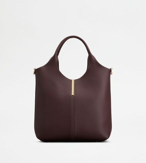 Tote Shopping Bag in Leather Small