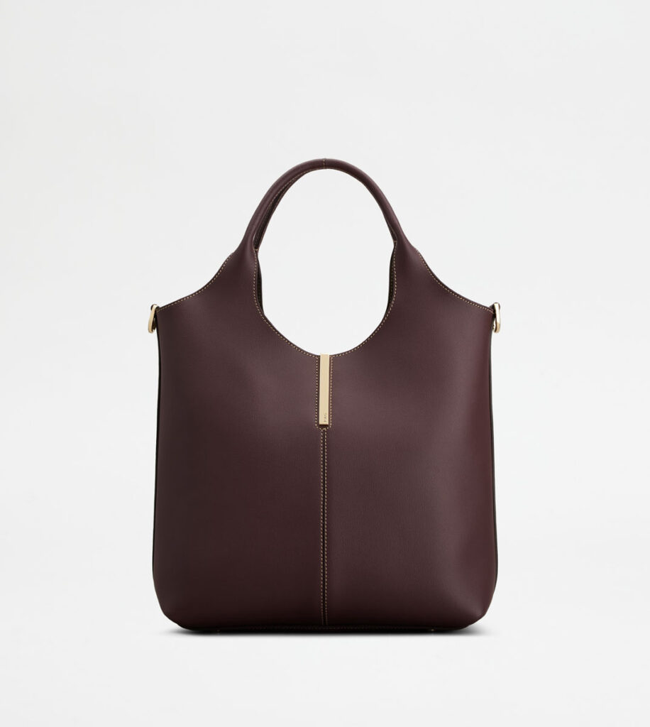 Tote Shopping Bag in Leather Small