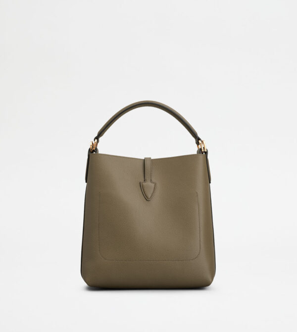 T Timeless Bucket Bag in Leather Mini - Image 4