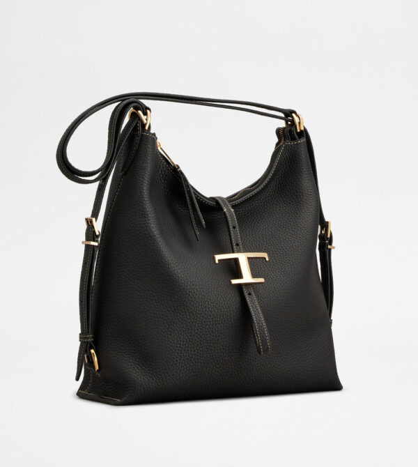 T Timeless Shoulder Bag in Leather Small - Image 2