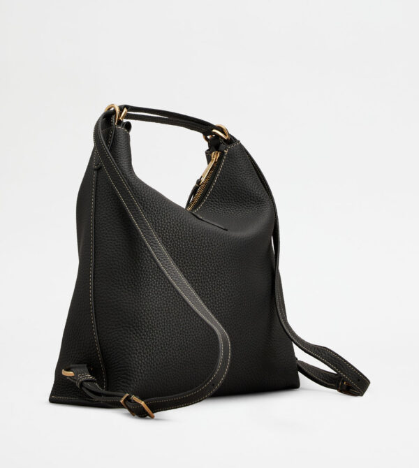 T Timeless Shoulder Bag in Leather Small - Image 3