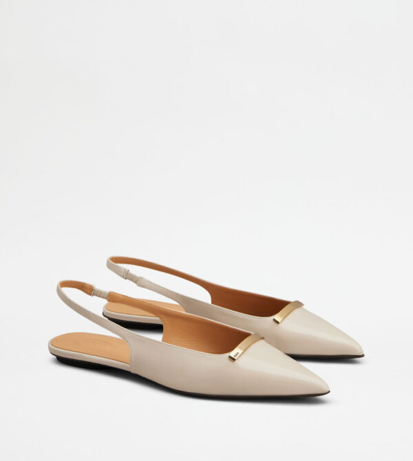 Slingback Ballerinas in Leather - Image 2