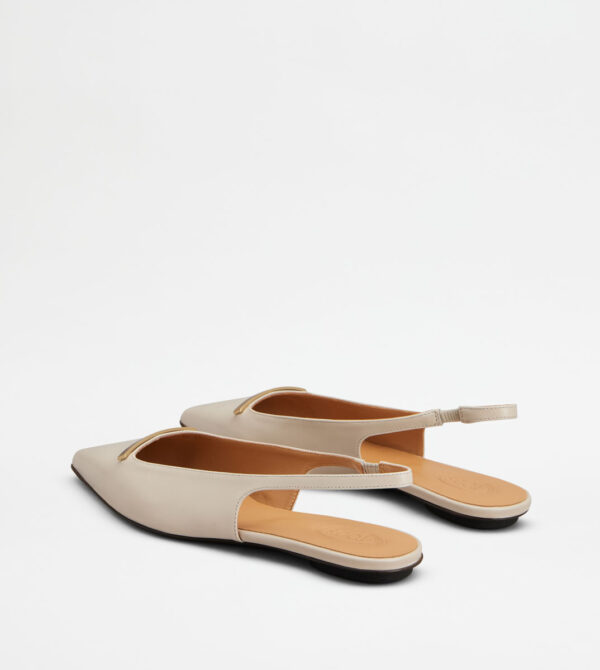 Slingback Ballerinas in Leather - Image 3